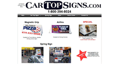 Desktop Screenshot of cartopsigns.com
